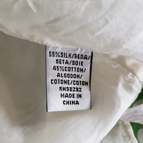 Tibi Green Print Silk Short Sleeve V-Neck Wrap Dress - Picture 5 of 8